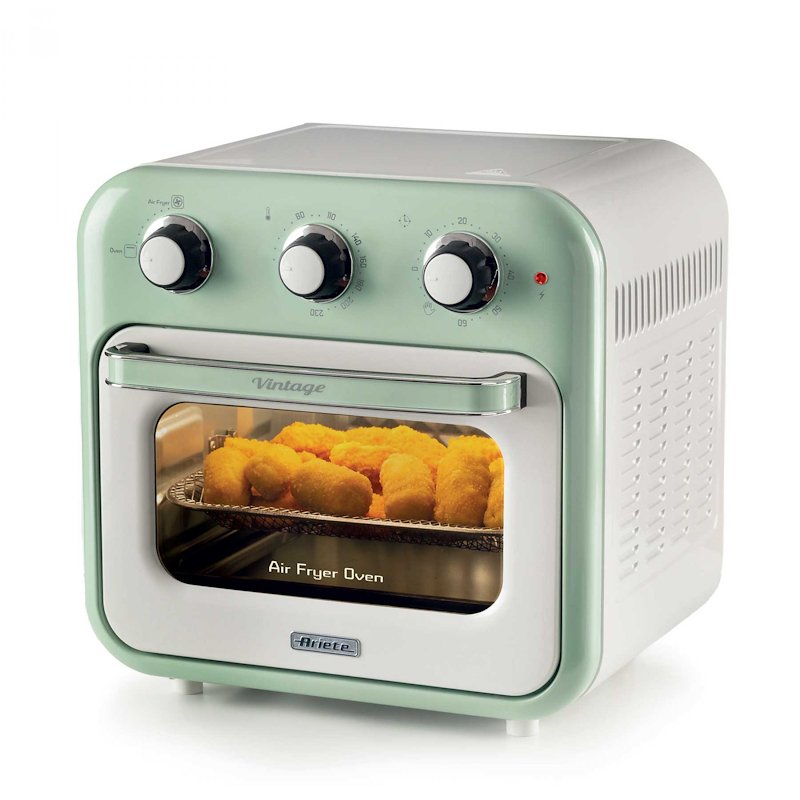 ARIETE FRIGGITRICE ARIA VINTAGE AD ARIA, capacità 16 l, Max potenza 1400 W, VERDE