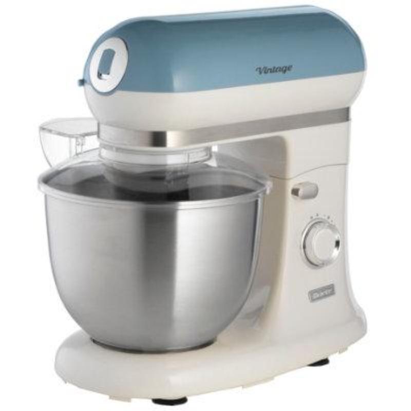 ARIETE IMPASTATRICE VINTAGE PLANETARIA, 1200 W, capacità ciotola 5,5 l, Celeste