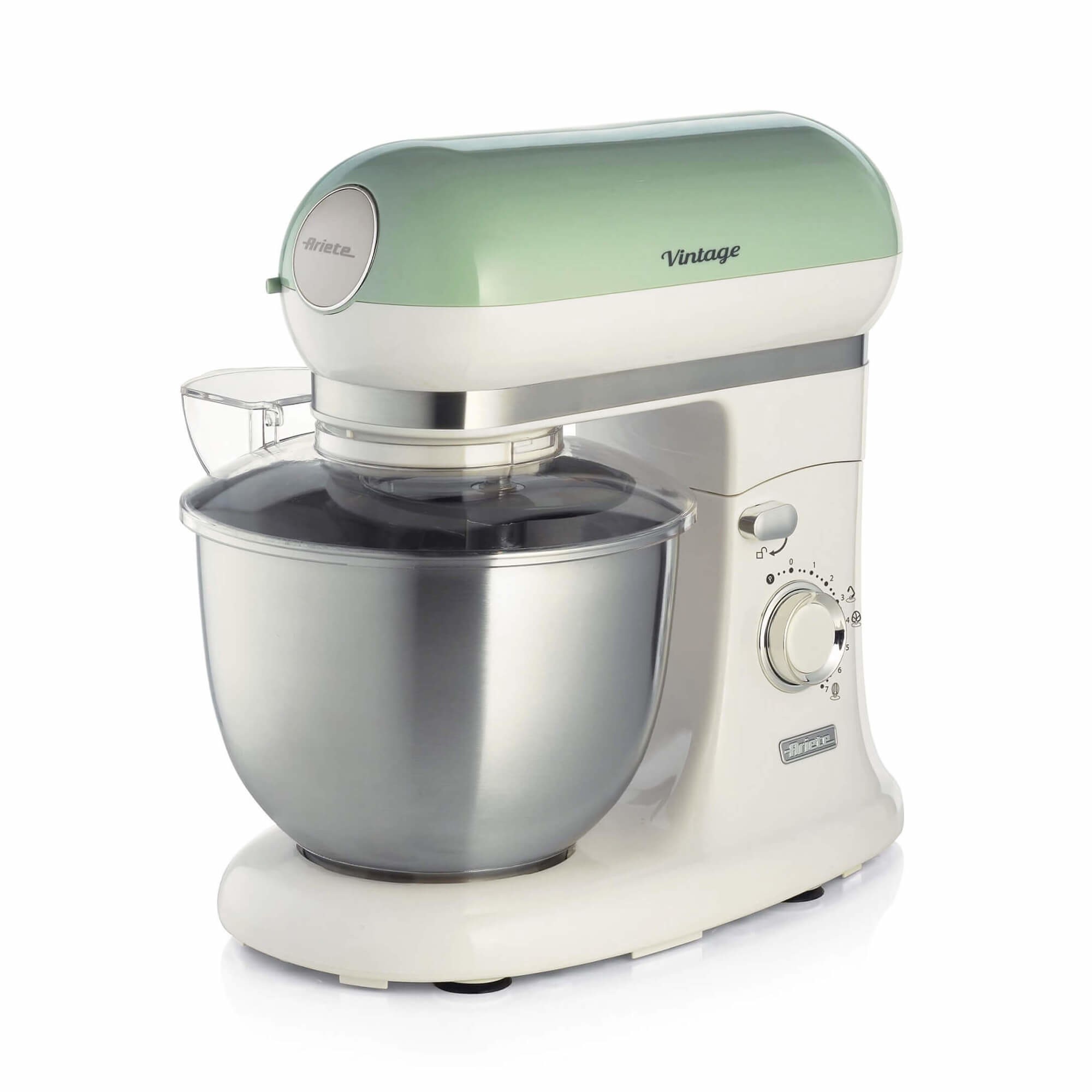 ARIETE IMPASTATRICE VINTAGE PLANETARIA, 1200 W, capacità ciotola 5,5 l, Verde