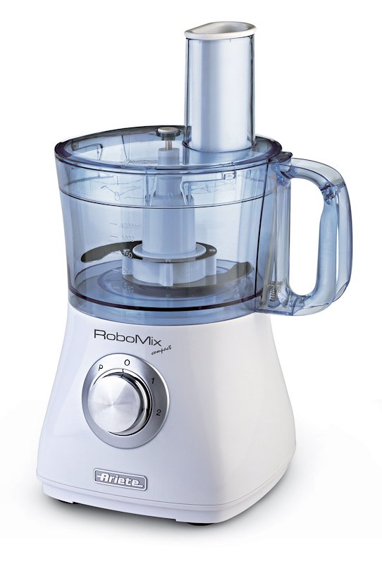 ARIETE ROBOMIX COMPACT METAL ROBOT DA CUCINA, 500 W, capacità ciotola 2 l,
