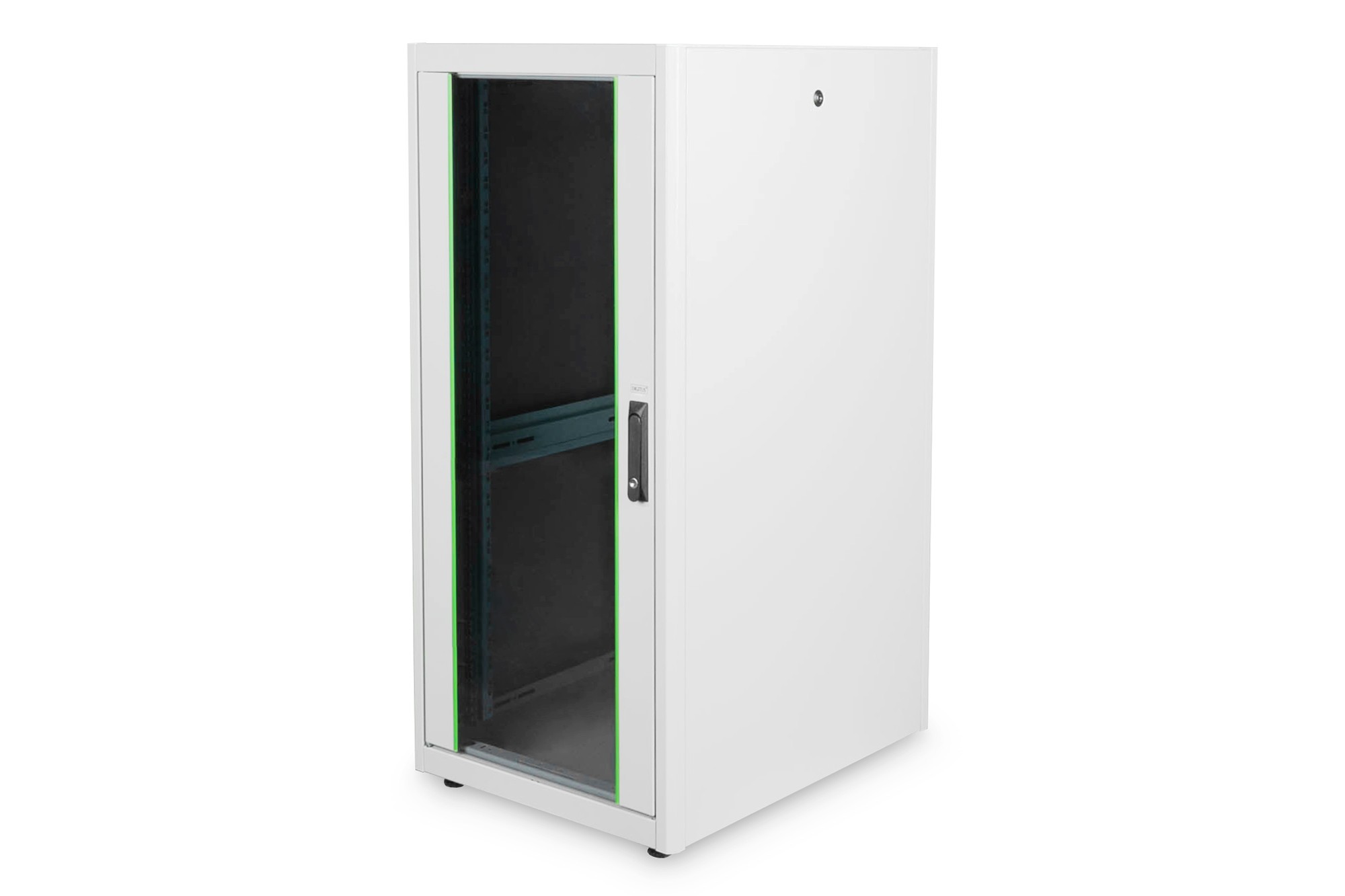 ARMADIO 26 UNITà 19 PER RETI E SERVER MISURE (A)1299 X (L)600 X (P)800 MM. COLORE GRIGIO CHIARO