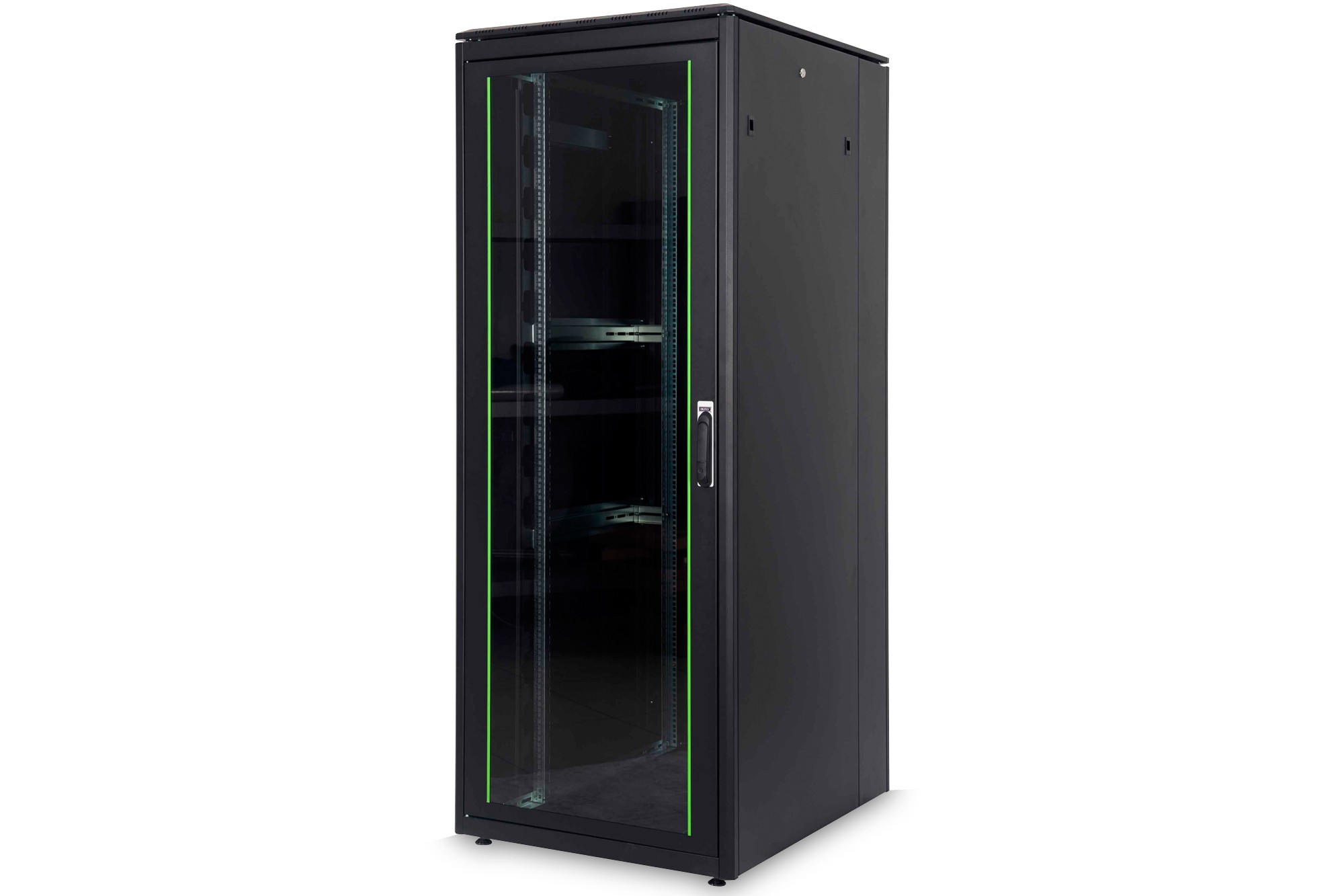 Armadio 42 Unita' Linea Professionale Mm. (A)2020 X (Ll)800 X (P) 1000 Colore Nero Ral 9005