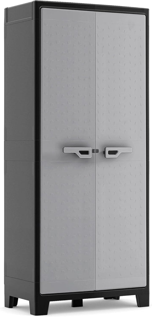 Armadio 8 Ripiani 80x44x182 cm Keter Titan Multispace XL Nero
