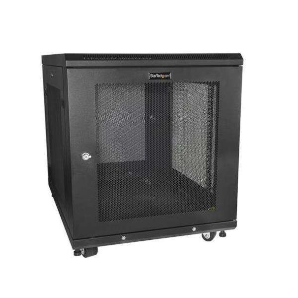 Armadio rack 19 12U su Ruote Black RK1233BKM