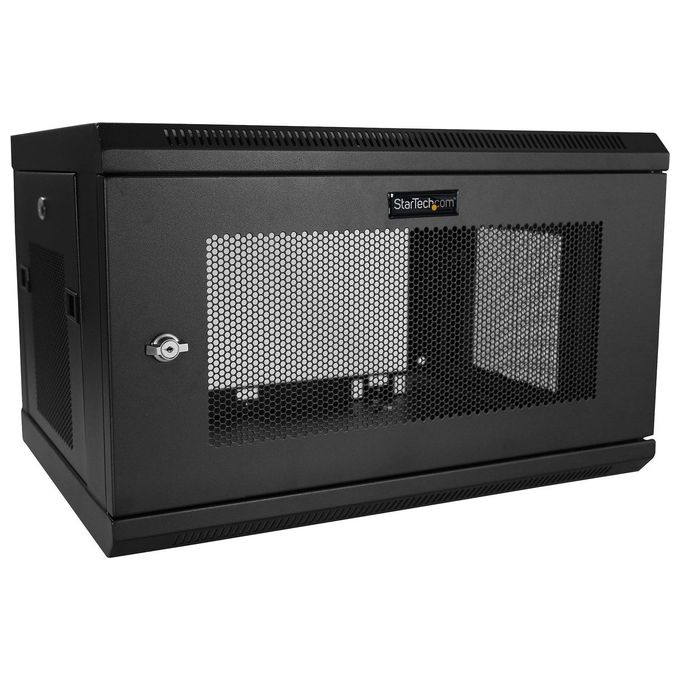 Armadio rack 19" 6U a 2 Montanti Black RK616WALM