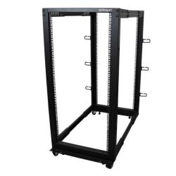 Armadio rack 4 Staffe a Telaio Aperto 25U Black 4POSTRACK25U