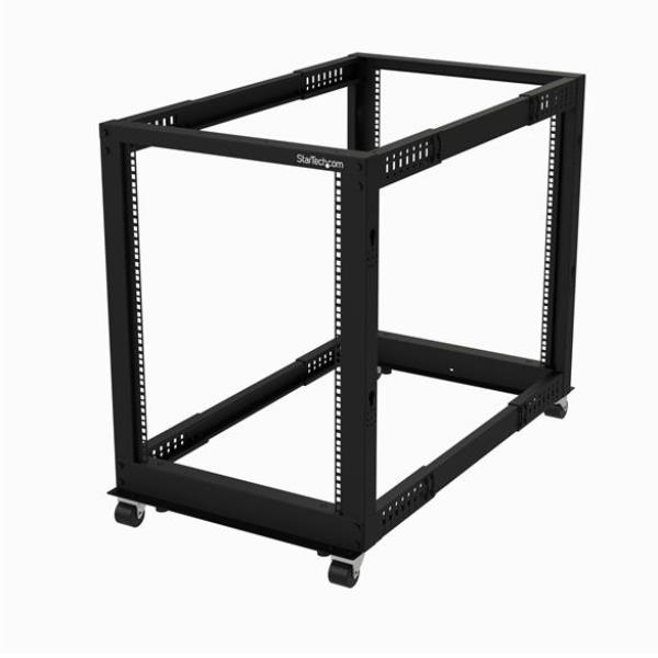 Armadio rack A Telaio Aperto 15U Black 4POSTRACK15U