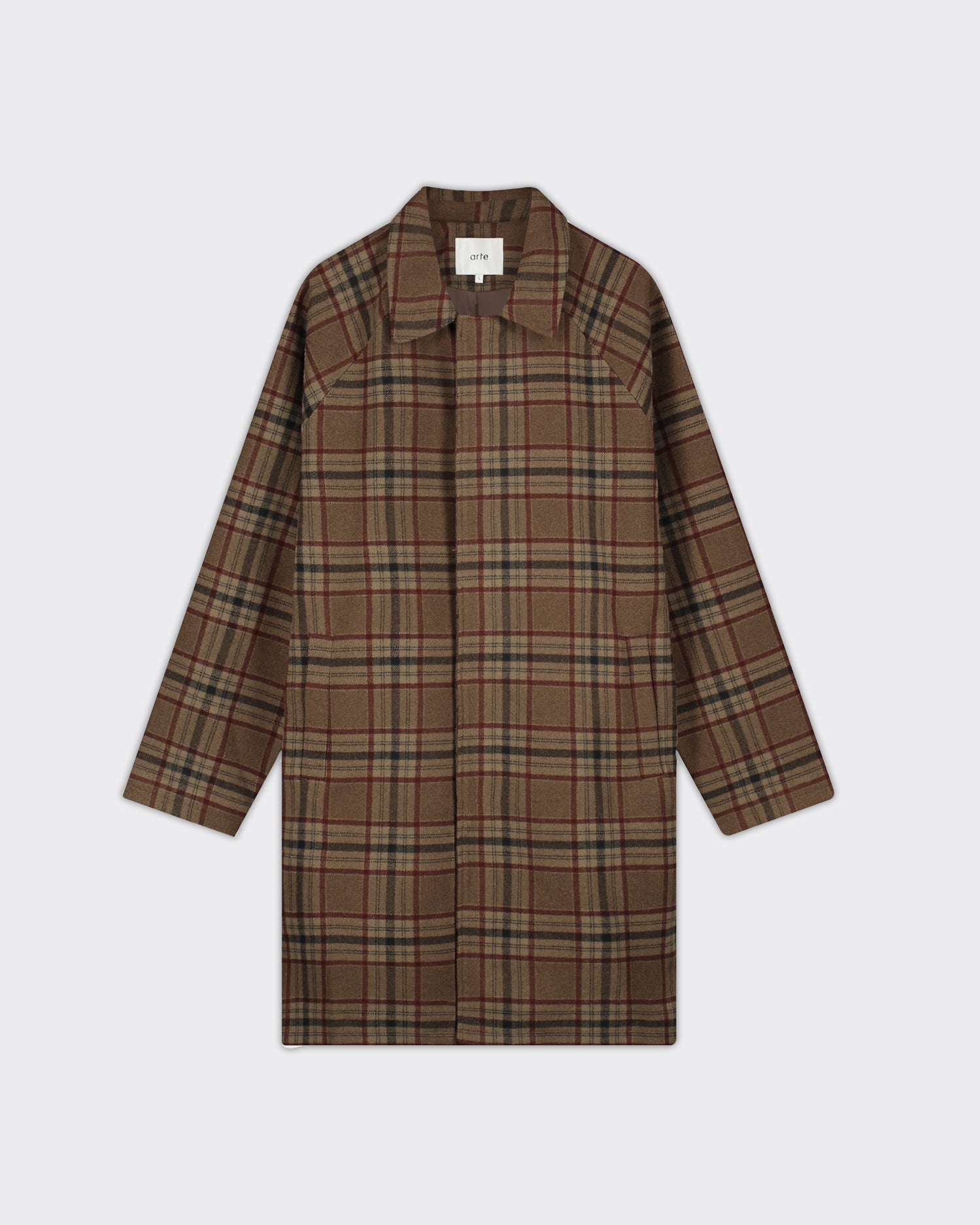 Arte Antwerp Cappotto Check Plaid