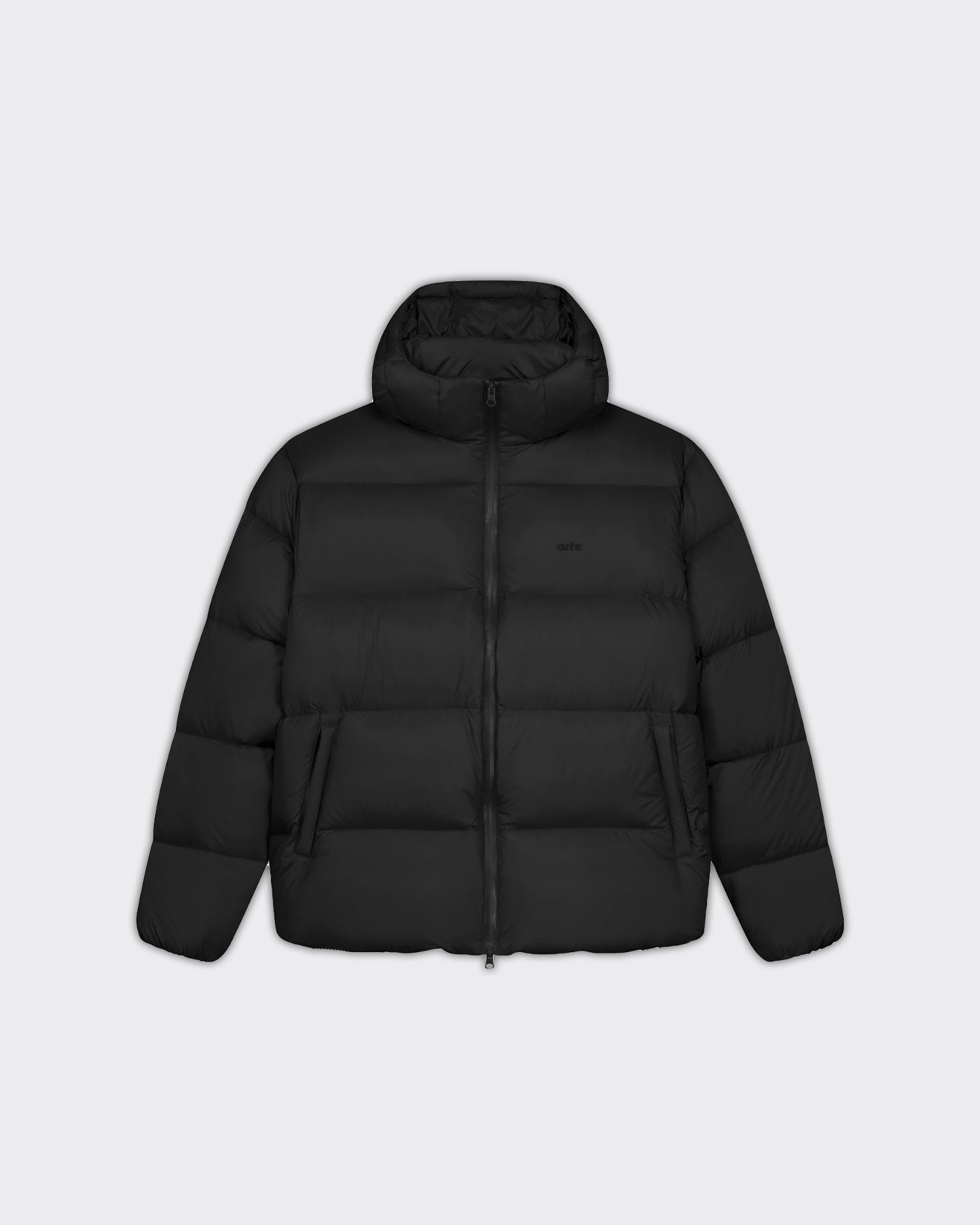 Arte Antwerp Giacca Puffer Hooded Nera