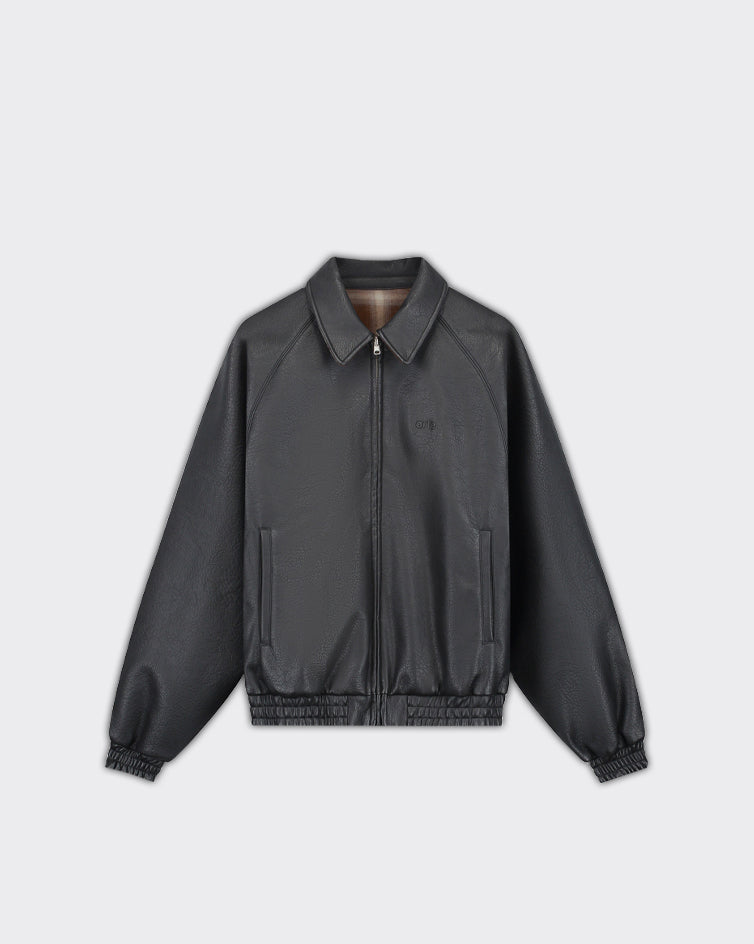Arte Antwerp Giacca Reversible Leather Uniform Nera