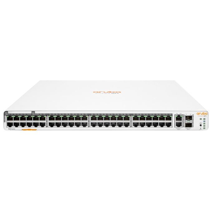 Aruba 48G 2XGT 2SFP+ POE 600W Instant On 1960 Switch Gestito L2+ Gigabit Ethernet 40p Class4 8p Class6 colore Bianco Aruba 48G 2XGT 2SFP+ POE 600W Instant On 1960 Switch Gestito L2+ Gigabit Ethernet 40p Class4 8p Class6 colore Bianco