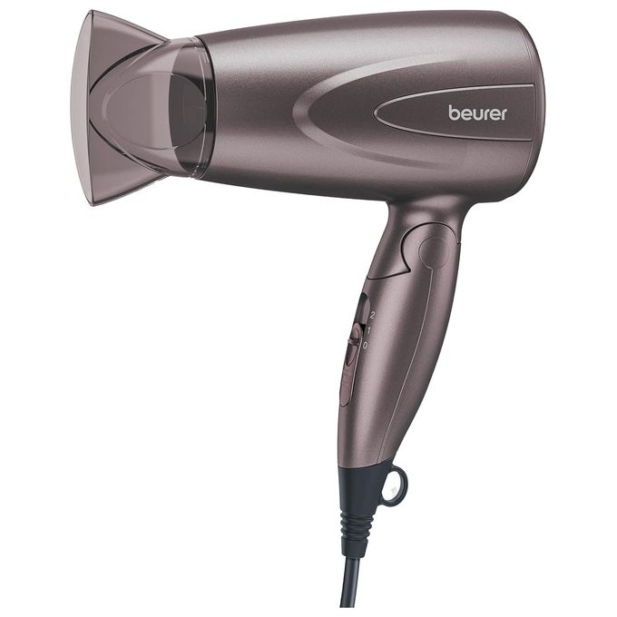 ASCIUGACAPELLI BEURER HC 17, Potenza 1300 W, Tipo di motore DC motor, Livelli temperatura 2, Tecnologia a ioni