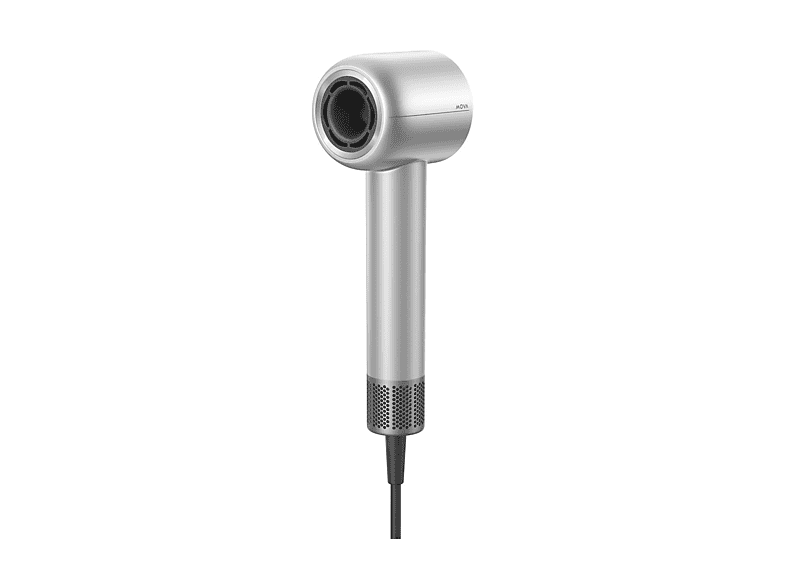 ASCIUGACAPELLI MOVA SHINE 10 SILVER, Potenza 1600 W, Livelli di temperatura 3, Tecnologia a ioni
