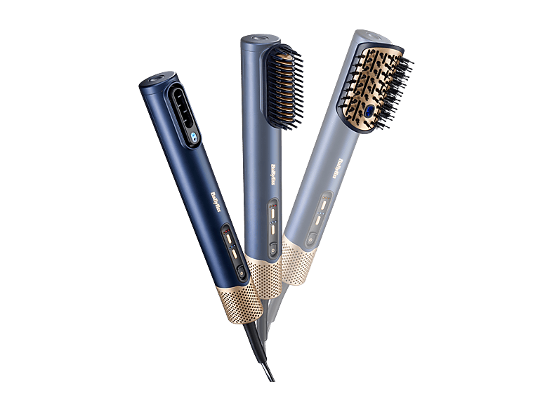 ASCIUGACAPELLI MULTIUSO BABYLISS AS6550E AIR WAND, Potenza 1600 W, Tipo di motore EC motor, Livelli temperatura 4, Tecnologia a ioni
