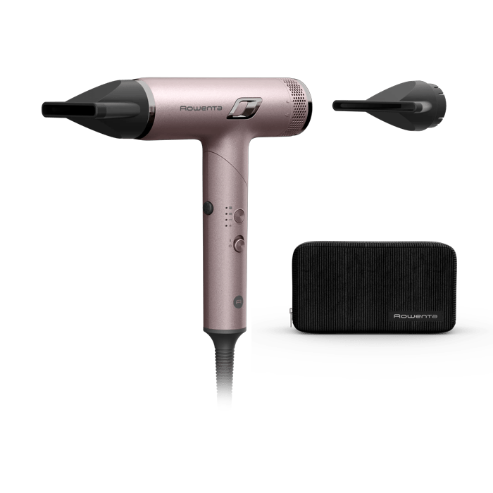 ASCIUGACAPELLI ROWENTA NANO ON THE GO HY8530, Potenza 1700 W, Tipo di motore DC motor, Livelli temperatura 3, Tecnologia a ioni