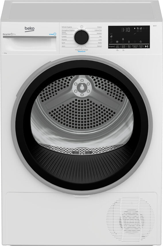ASCIUGATRICE BEKO BT3103IS_IT A pompa di calore, 10 kg, profondità 67 cm, 64 dB(A), BIANCO, Classe C