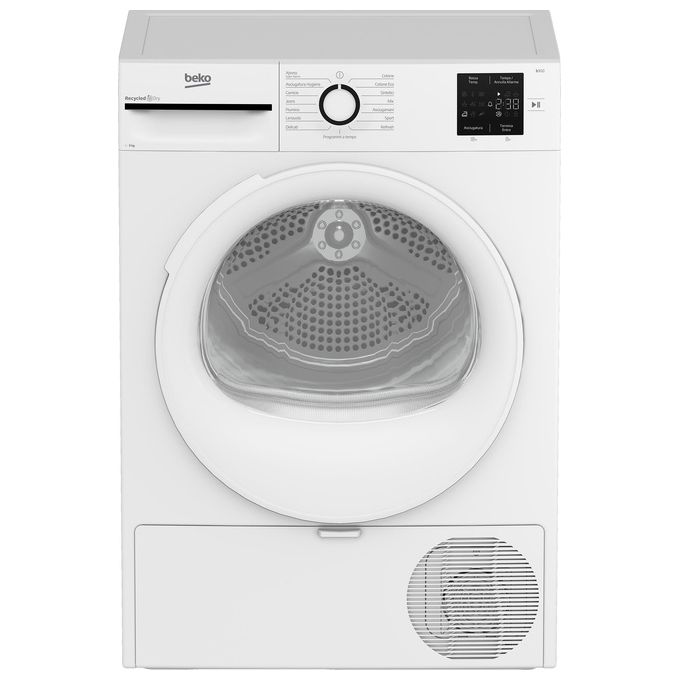 Asciugatrice BEKO MWBMT392B_IT, a pompa di calore, 9 Kg, profondità 67,2 cm, Classe C, Funzione Refresh Hygiene, C
