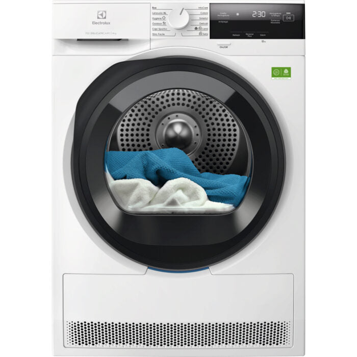 Asciugatrice ELECTROLUX EW7H39B, a pompa di calore, 9 kg, profondità 63,6 cm, Filtro EasyClean, SensiCare, Classe B
