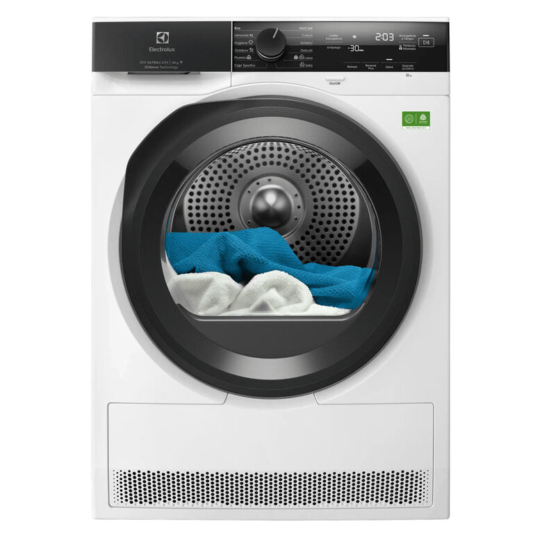 ASCIUGATRICE ELECTROLUX EW7H4E10BY A pompa di calore, 10 kg, profondità 63,6 cm, 62 dB(A), Bianco, Classe B