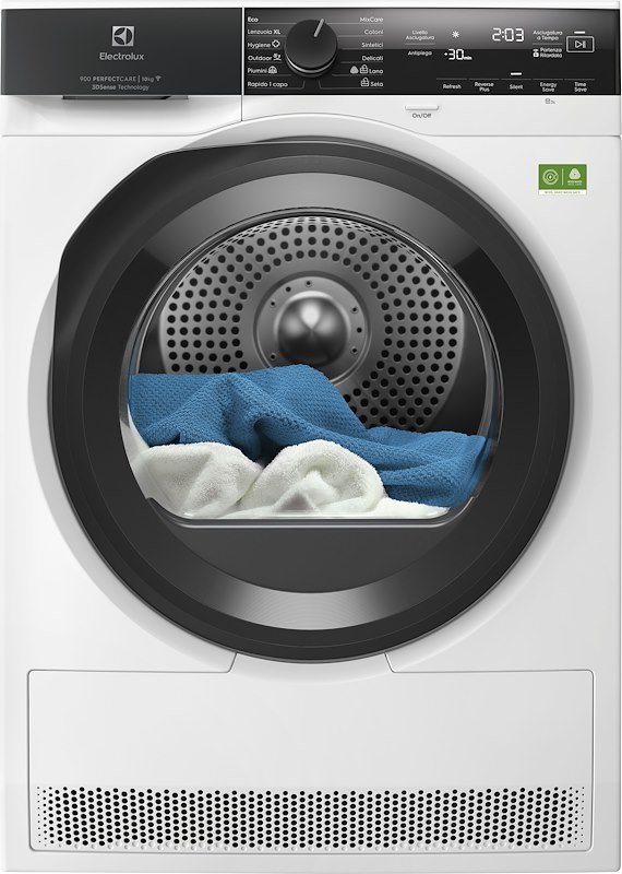 ASCIUGATRICE ELECTROLUX EW9H41AY A pompa di calore, 10 kg, profondità 63,6 cm, 94 dB(A), Bianco, Classe