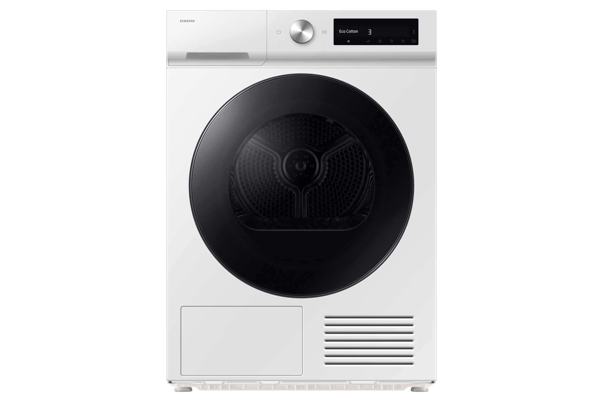 ASCIUGATRICE SAMSUNG DV90DB7845GWU3 A pompa di calore, 9 kg, profondità 60 cm, 64 dB(A), Bianco, Classe