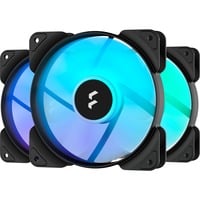 Aspect 12 RGB PWM Case per computer Ventilatore 12 cm Nero 3 pz, Ventola