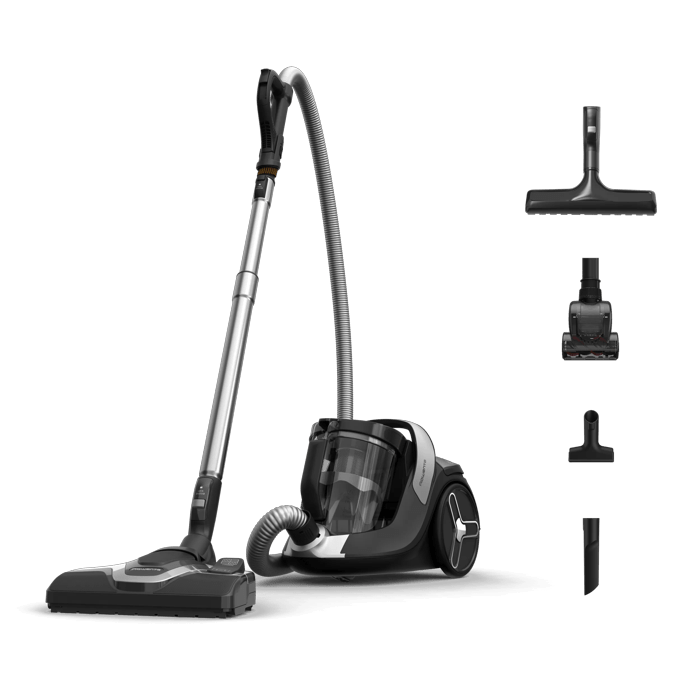 Aspirapolvere 500W 2,5 Lt GREEN FORCE Cyclonic Effitech+ RO7C66 Black e Grey 2211401255