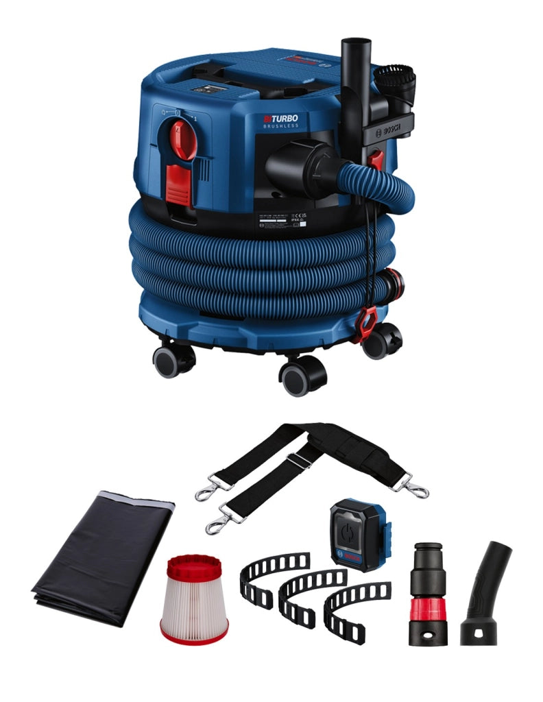 Aspiratore BOSCH GAS 18V-12 MC (Solo corpo + kit di avviamento automatico wireless)