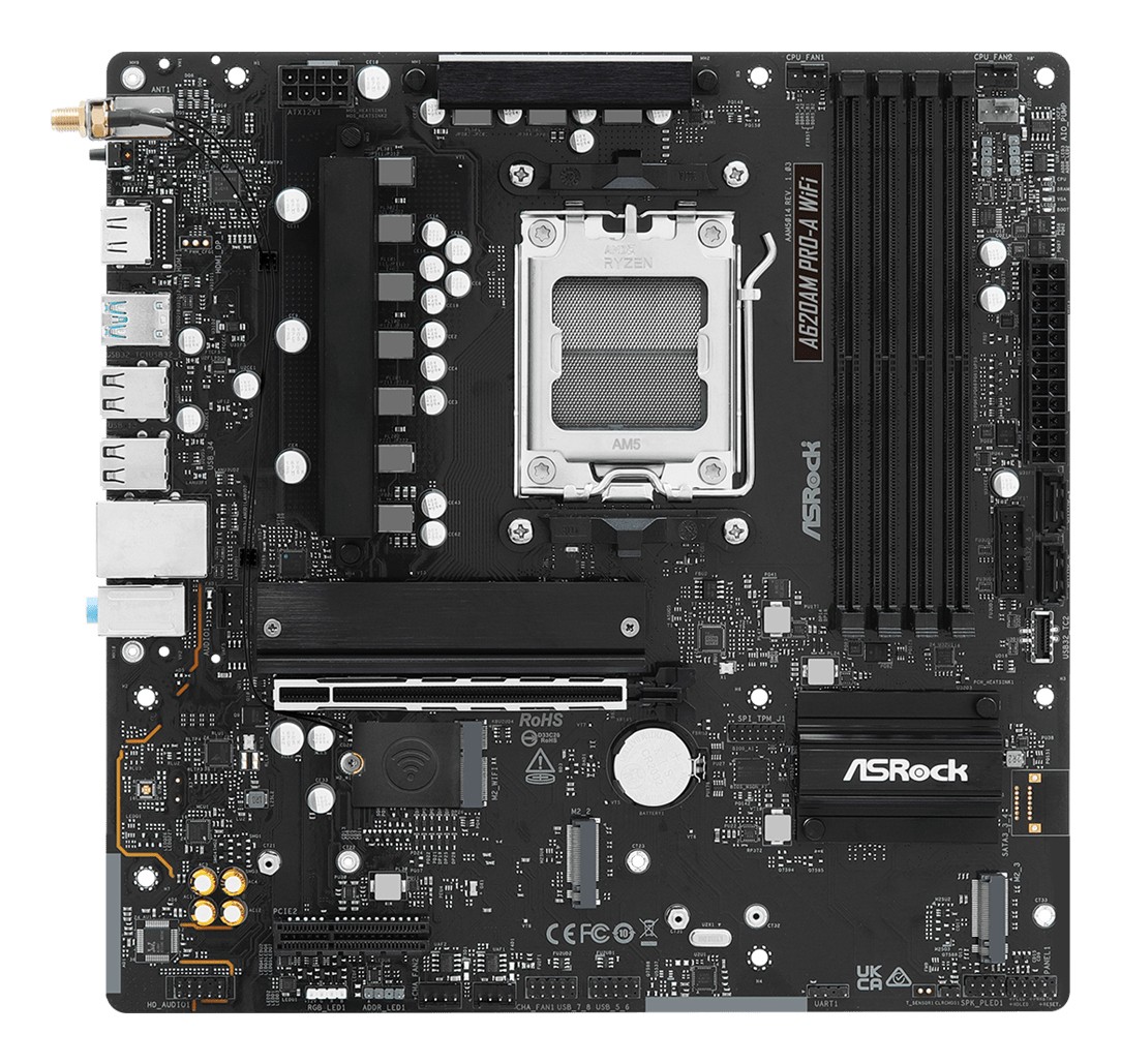 Asrock AM5 A620AM Pro-A Wifi Asrock AM5 A620AM Pro-A Wifi