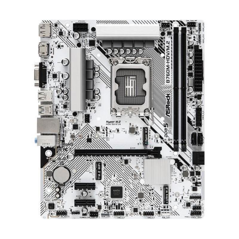 Asrock b760m-hdv/m.2 scheda madre intel b760 lga 1700 micro atx