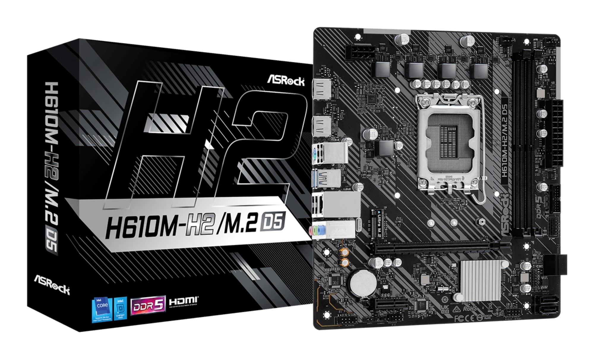 ASROCK H610M-H2/M.2 D5 (1700) (D) ASROCK H610M-H2/M.2 D5 (1700) (D)