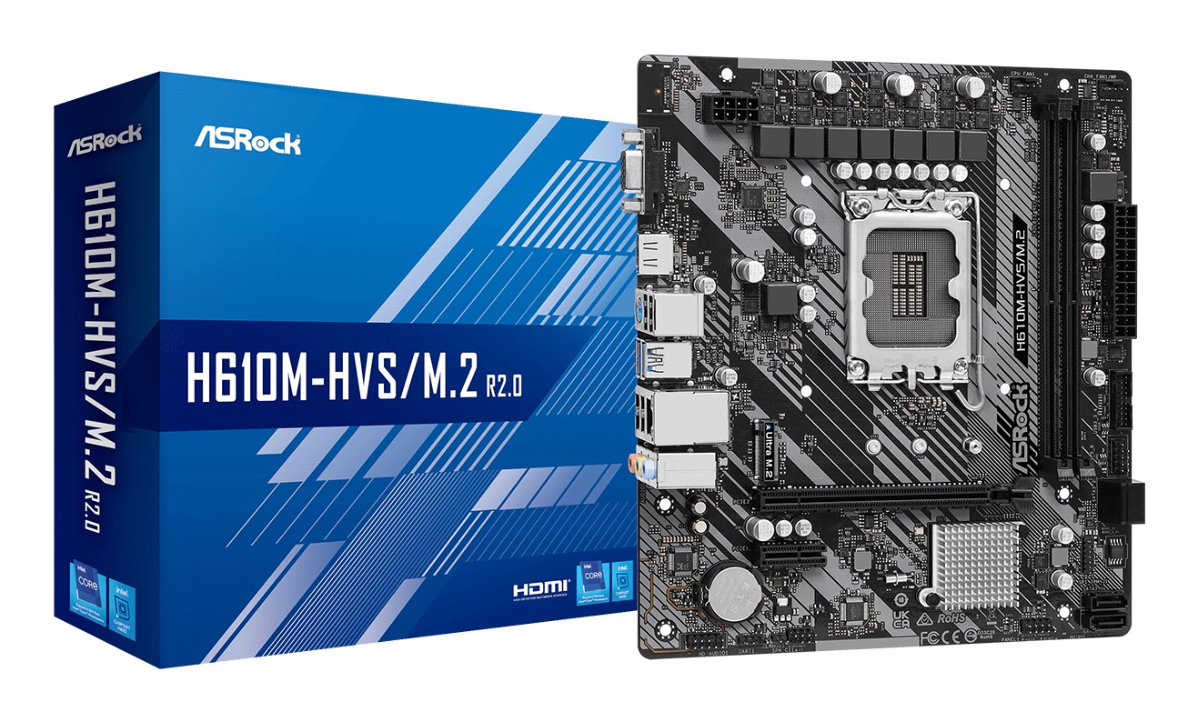 ASROCK H610M-HVS/M.2 R2.0 (1700) (D)