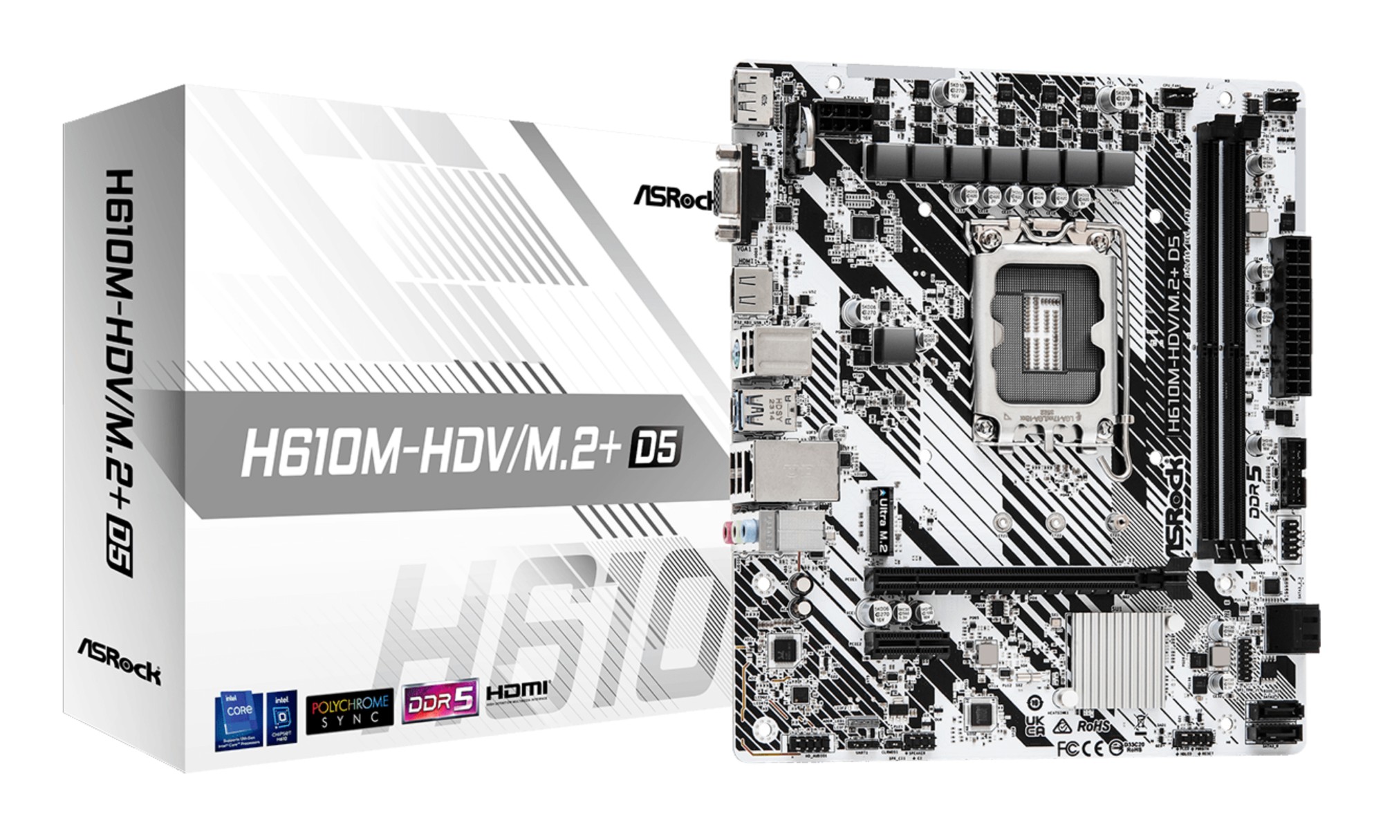 Asrock Mb Intel H610 2Ddr5