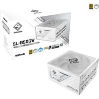 Asrock steel legend 850w gold gaming netzteil modular atx 3.1 pcie 5.1 weiß