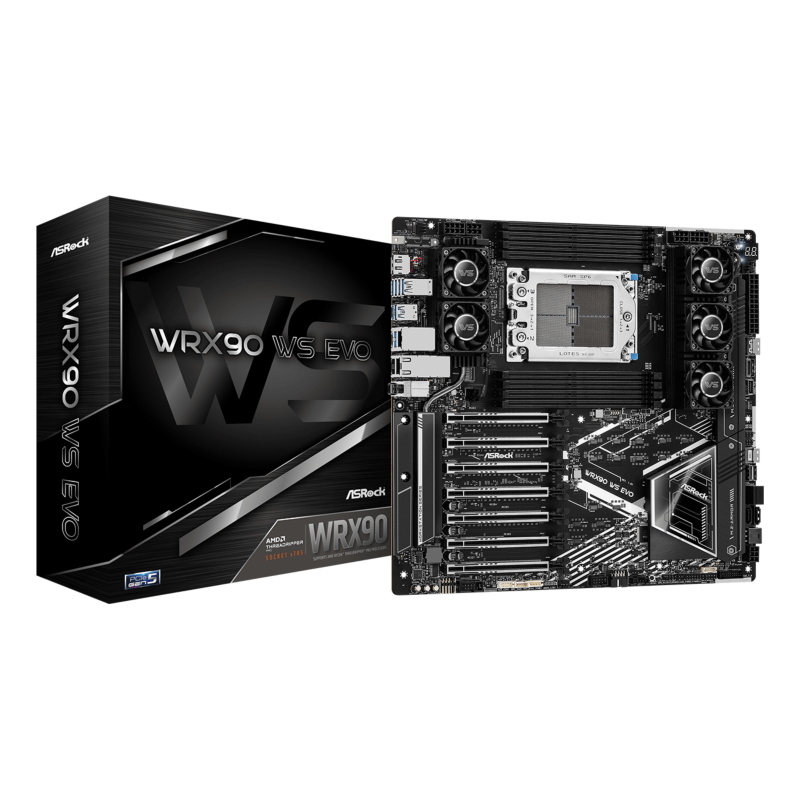 Asrock wrx90 ws evo - motherboard - e-atx / ssi eeb - socket