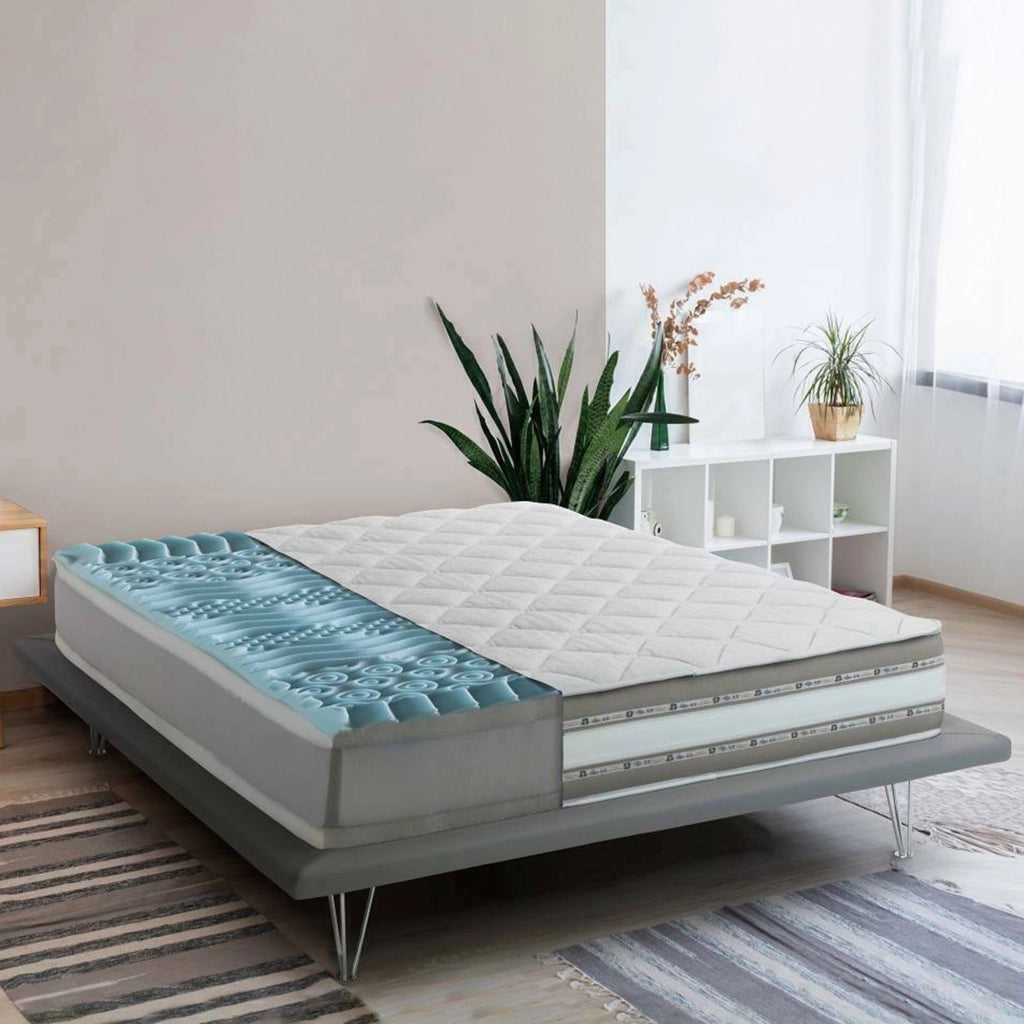 Assi, Materasso Singolo Sfoderabile Made in Italy, 200x90x27h cm Bianco