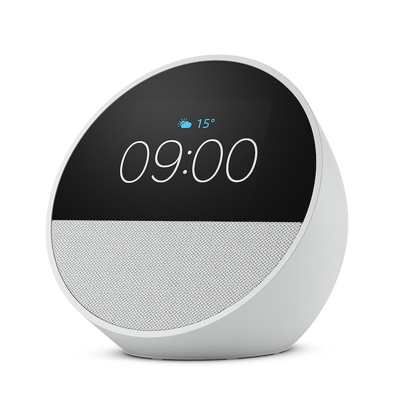 ASSISTENTE VOCALE AMAZON Echo Spot, Potenza totale 2.1, Bluetooth, Bianco