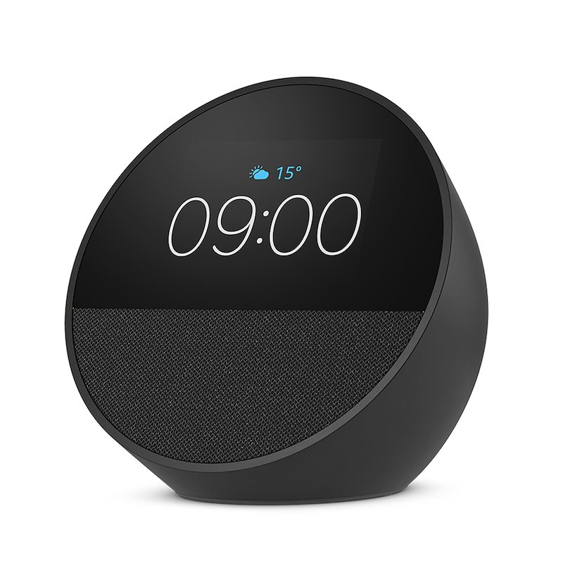 ASSISTENTE VOCALE AMAZON Echo Spot , Potenza totale 2.1, Bluetooth, Nero