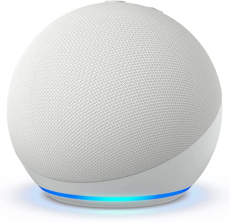 ASSISTENTE VOCALE AMAZON Nuovo Echo Dot 5, Bluetooth, Bianco ghiaccio