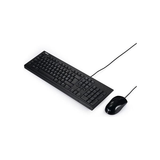 ASUS 90-XU2000KM001L0- Tastiera e Mouse USB QWERTY Italiano Nero Ufficio ASUS 90-XU2000KM001L0- Tastiera e Mouse USB QWERTY Italiano Nero Ufficio