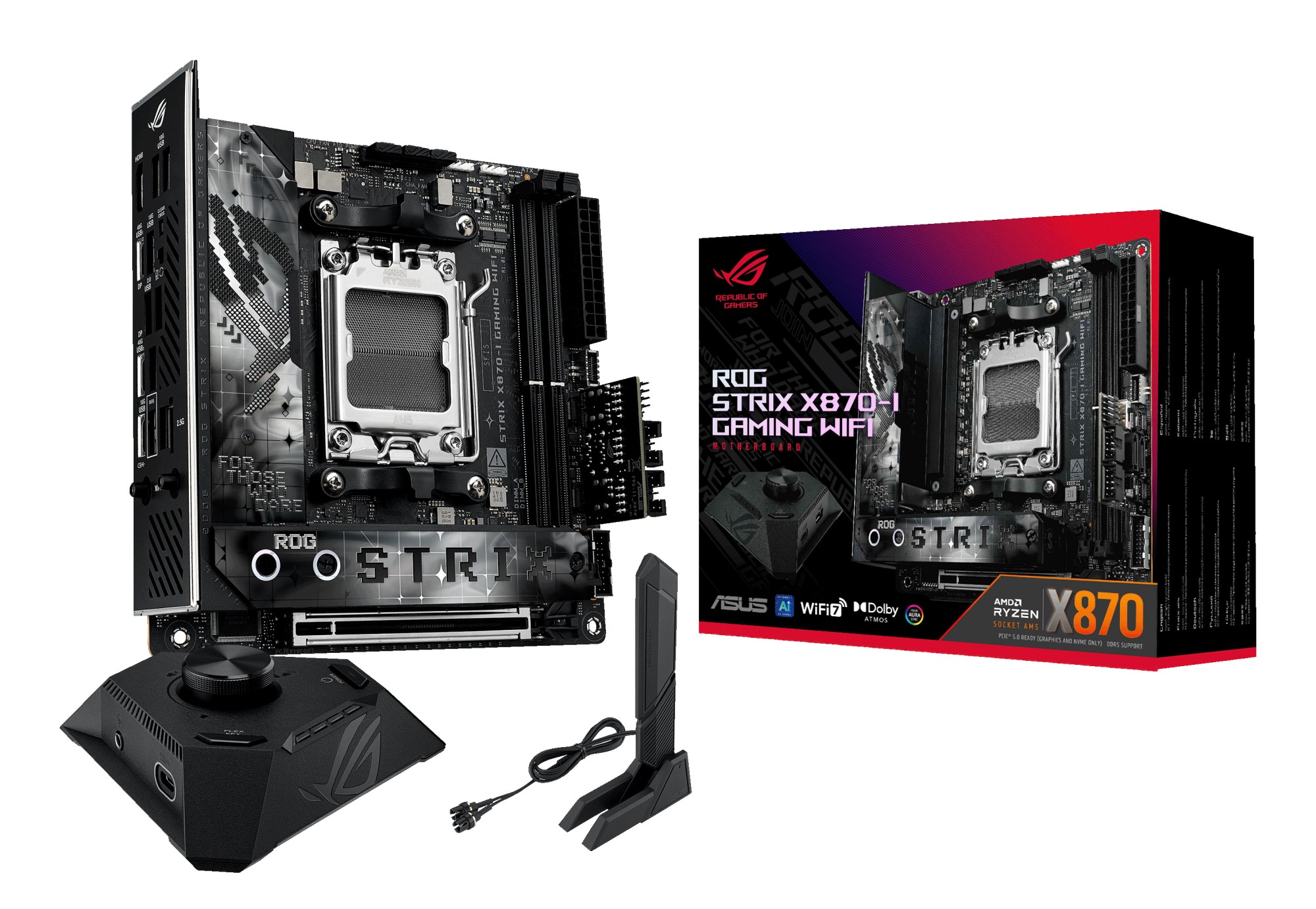 Asus Mb Amd X870ERog Strix X870-I Gaming WifiAm5 X870 Usb4 Mb