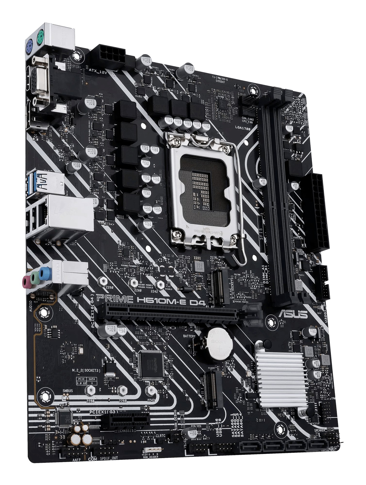 Asus Mb Prime H610M-E D4 Lga 1700 H610 Dual M.2 - Csm