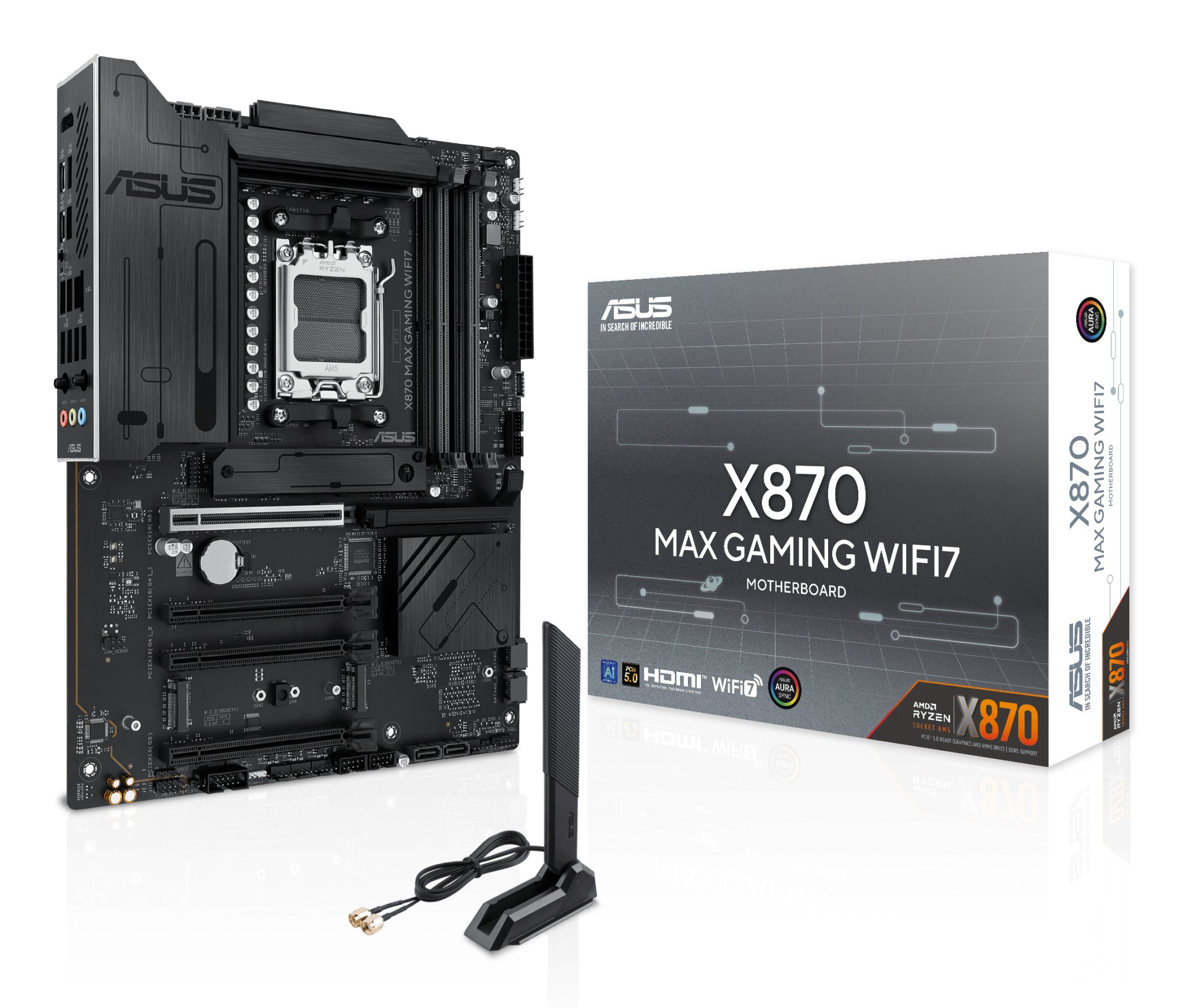 Asus Mb X870 Max Gaming Wifi7//Am5X870Usb4Wifi7Aura