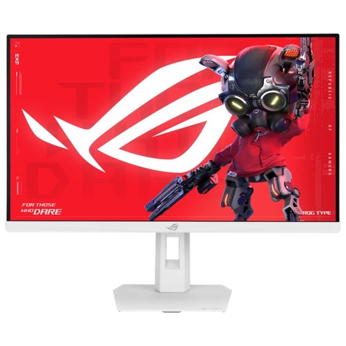 ASUS monitor gaming ROG Strix XG27ACMES-W, 27 pollici, Fast IPS, 2560x1440, 255Hz, 0.3ms, G-Sync, USB-C, Bianco ASUS monitor gaming ROG Strix XG27ACMES-W, 27 pollici, Fast IPS, 2560x1440, 255Hz, 0.3ms, G-Sync, USB-C, Bianco