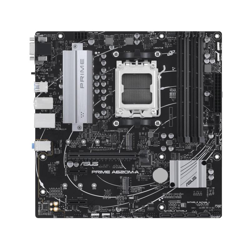 Asus prime a620m-a-csm amd a620 presa di corrente am5 micro atx