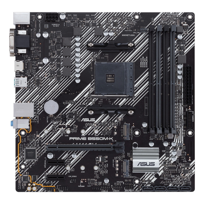 Asus prime b550m-k amd b550 socket am4 micro atx