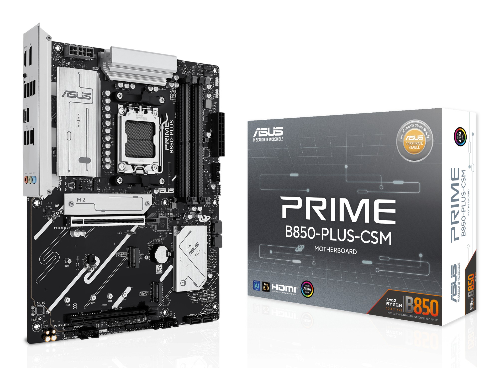 ASUS PRIME B850-PLUS-CSM AMD B850 Socket AM5 ATX