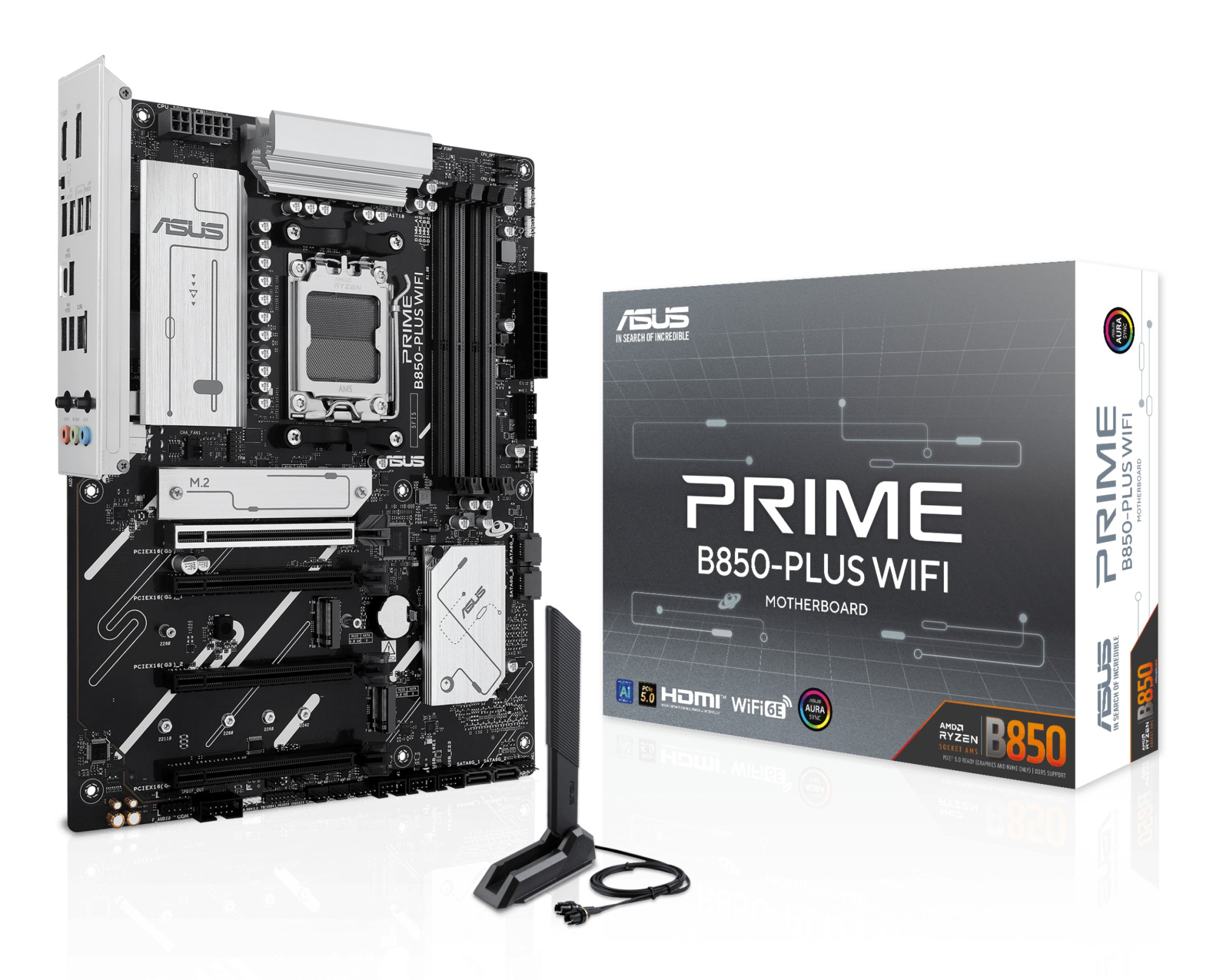 ASUS PRIME B850-PLUS WIFI AMD B850 Socket AM5 ATX