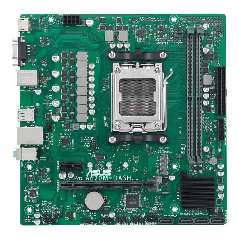 Asus pro a620m-dash-csm amd a620 presa di corrente am5 micro atx
