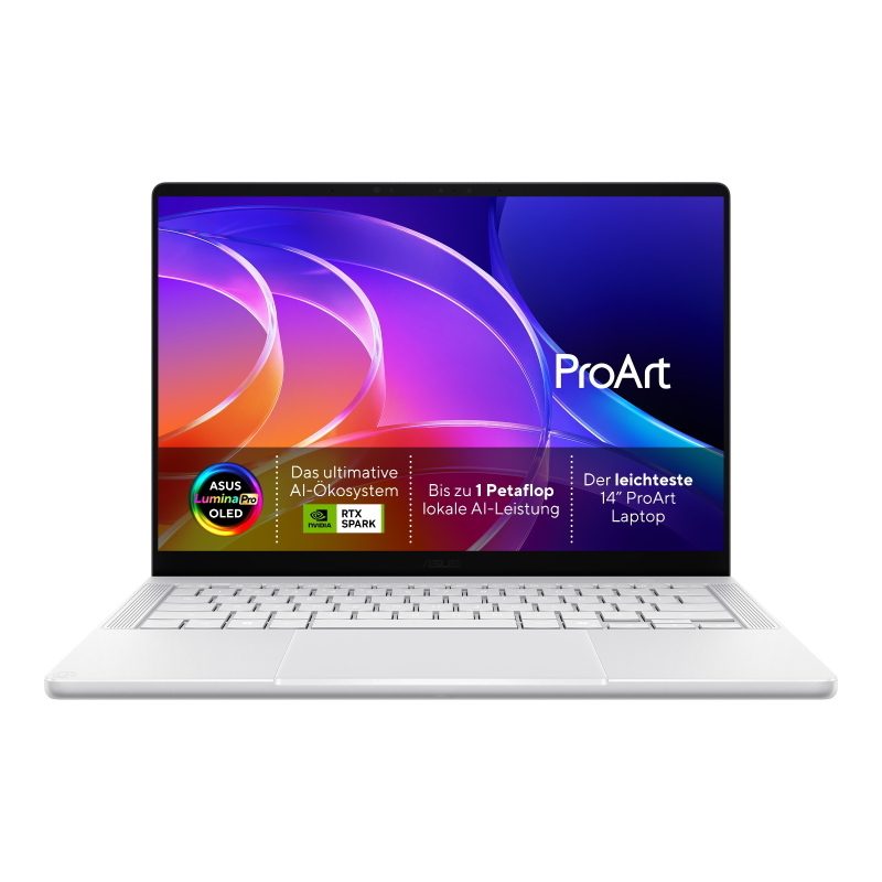 Asus proart h7407ba-sm045w nvidia rtx spark n1x computer portatile 35,6 cm (14) touch screen 3k 32 gb lpddr5x-sdram 1 tb ssd
